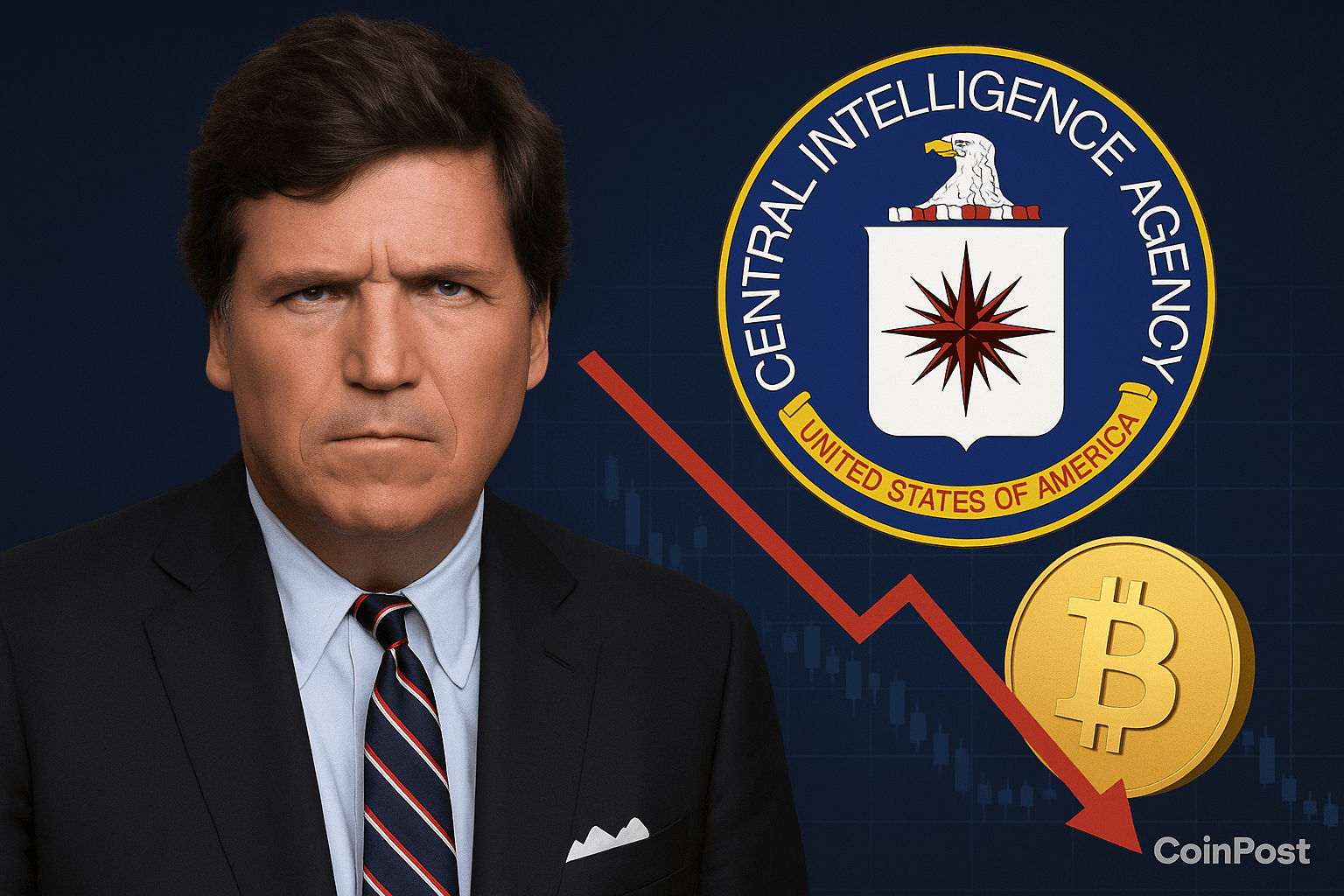 Tucker Carlson Claims Bitcoin Was Created by CIA, Declines to Invest