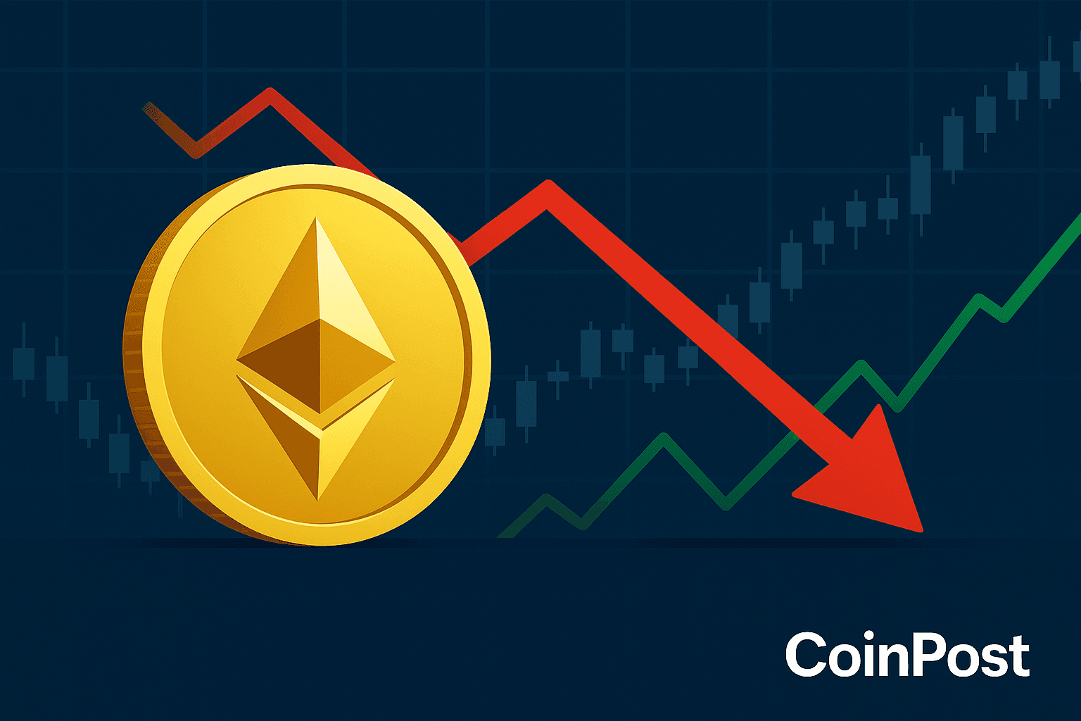 イーサリアム現物ETF、資金流出続き1,877万ドルの純流出