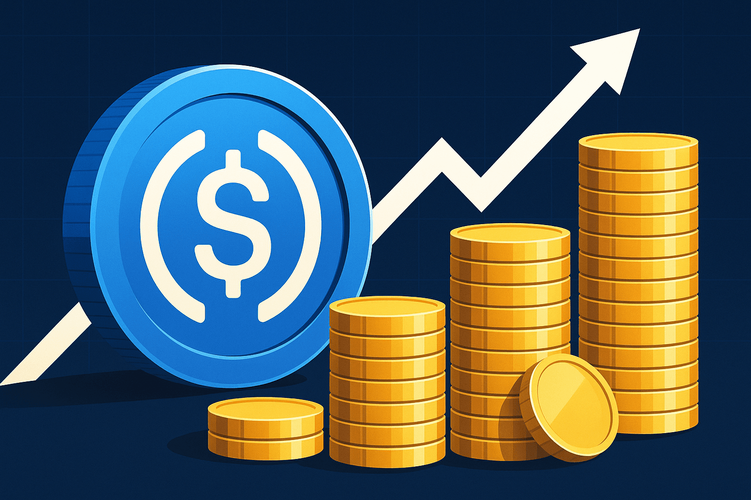 USDC Circulation Rises by $600 Million in One Week, Says Circle