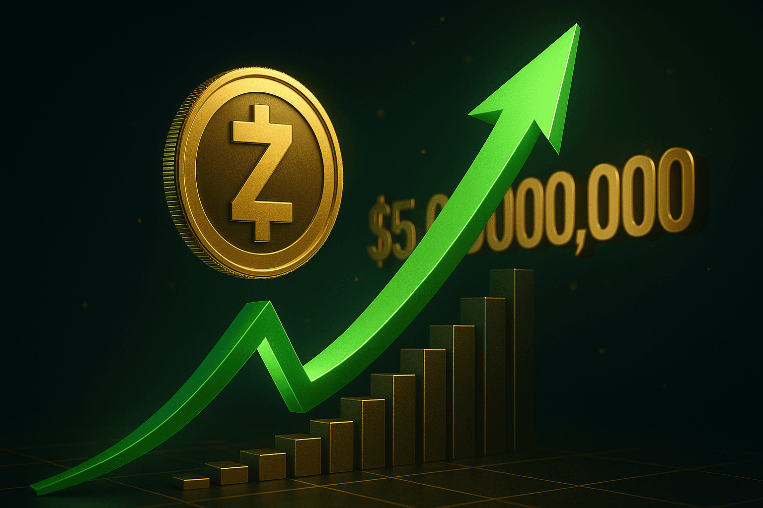 Zcash Market Cap Hits $5 Billion Ahead of Upcoming Halving