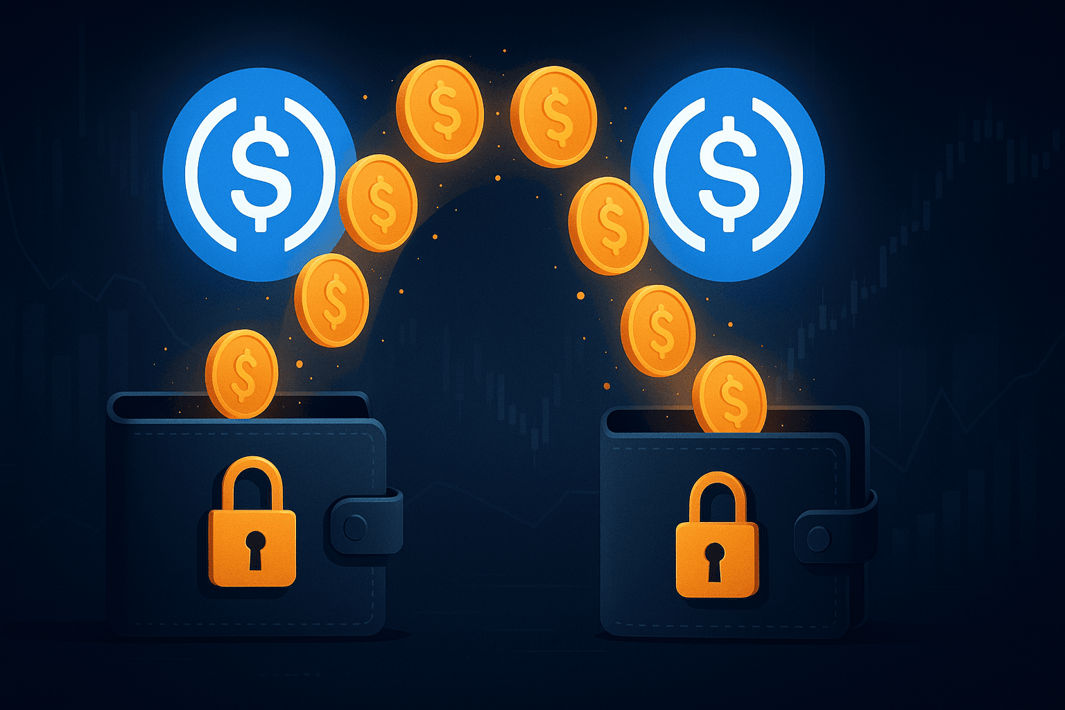 Over $250 Million in USDC Transferred Between Unknown Wallets