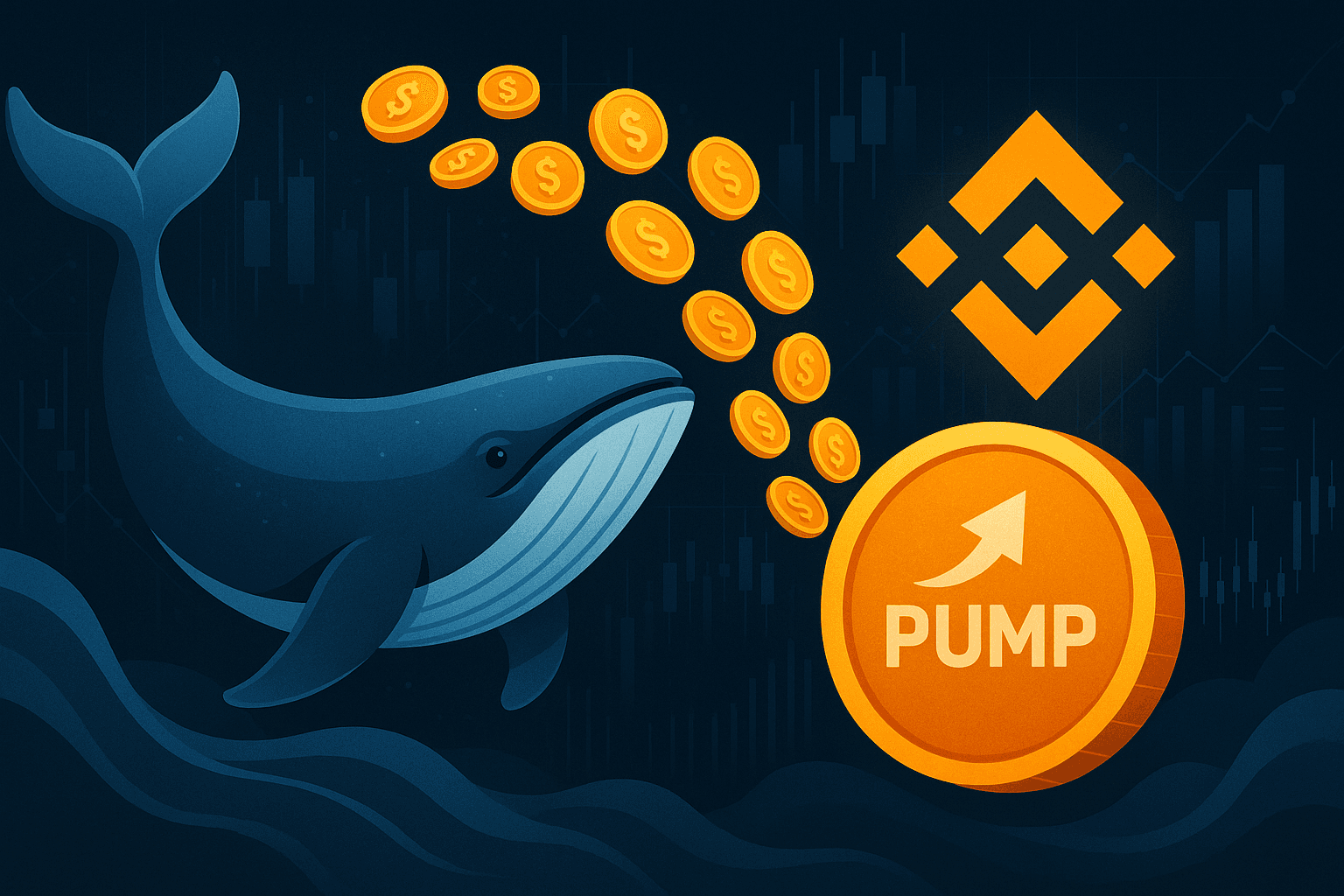 Whale Withdraws $6.39 Million in PUMP Tokens from Binance