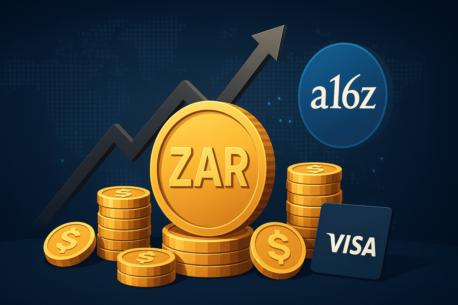 Stablecoin Startup ZAR Secures $12.9 Million in Funding Led by a16z