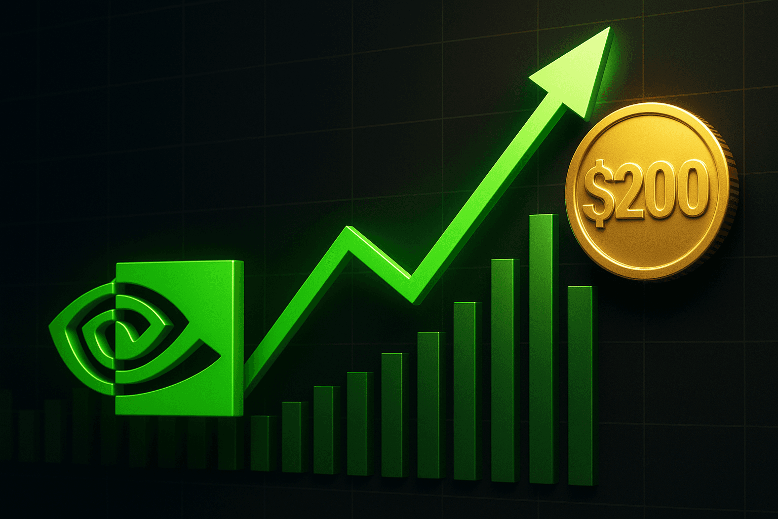 Nvidia Stock Hits Record High at $200