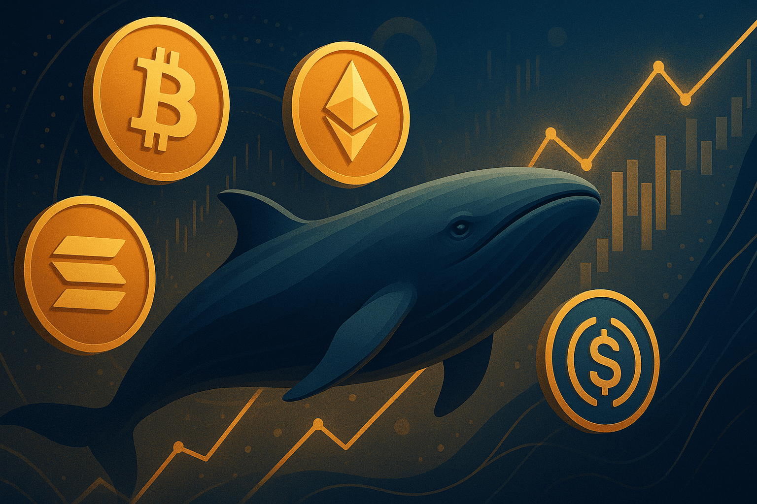 Crypto Whales Execute Major BTC, ETH, SOL, and USDC Moves on October 29