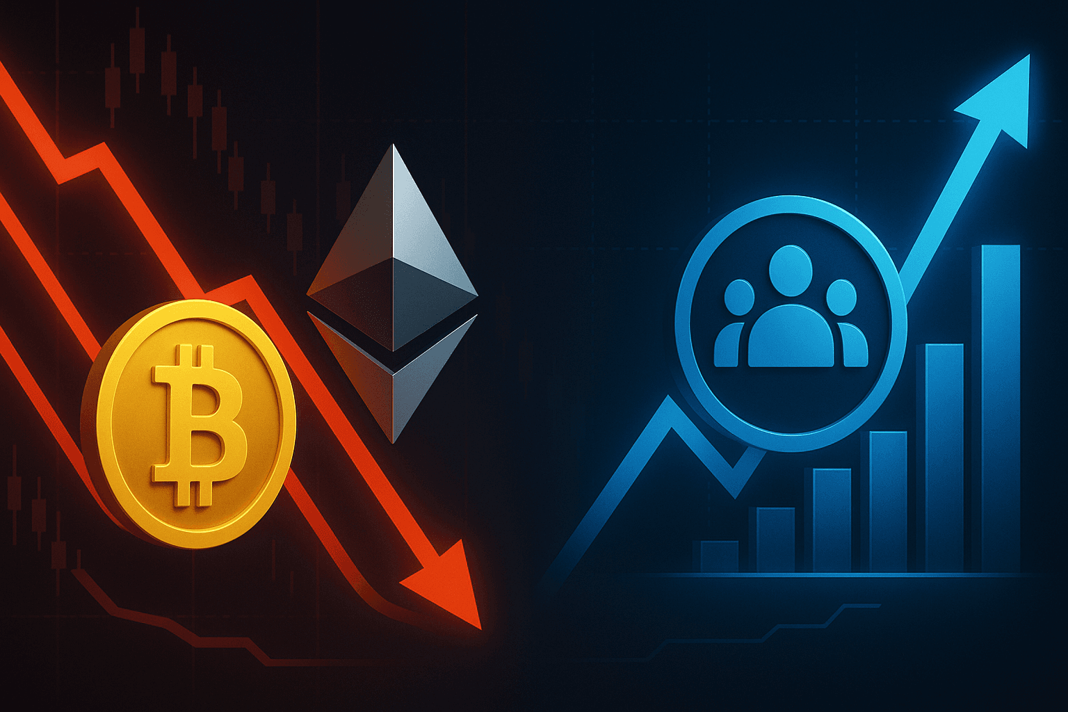 Bitcoin and Ethereum Decline as SocialFi Sector Posts Gains