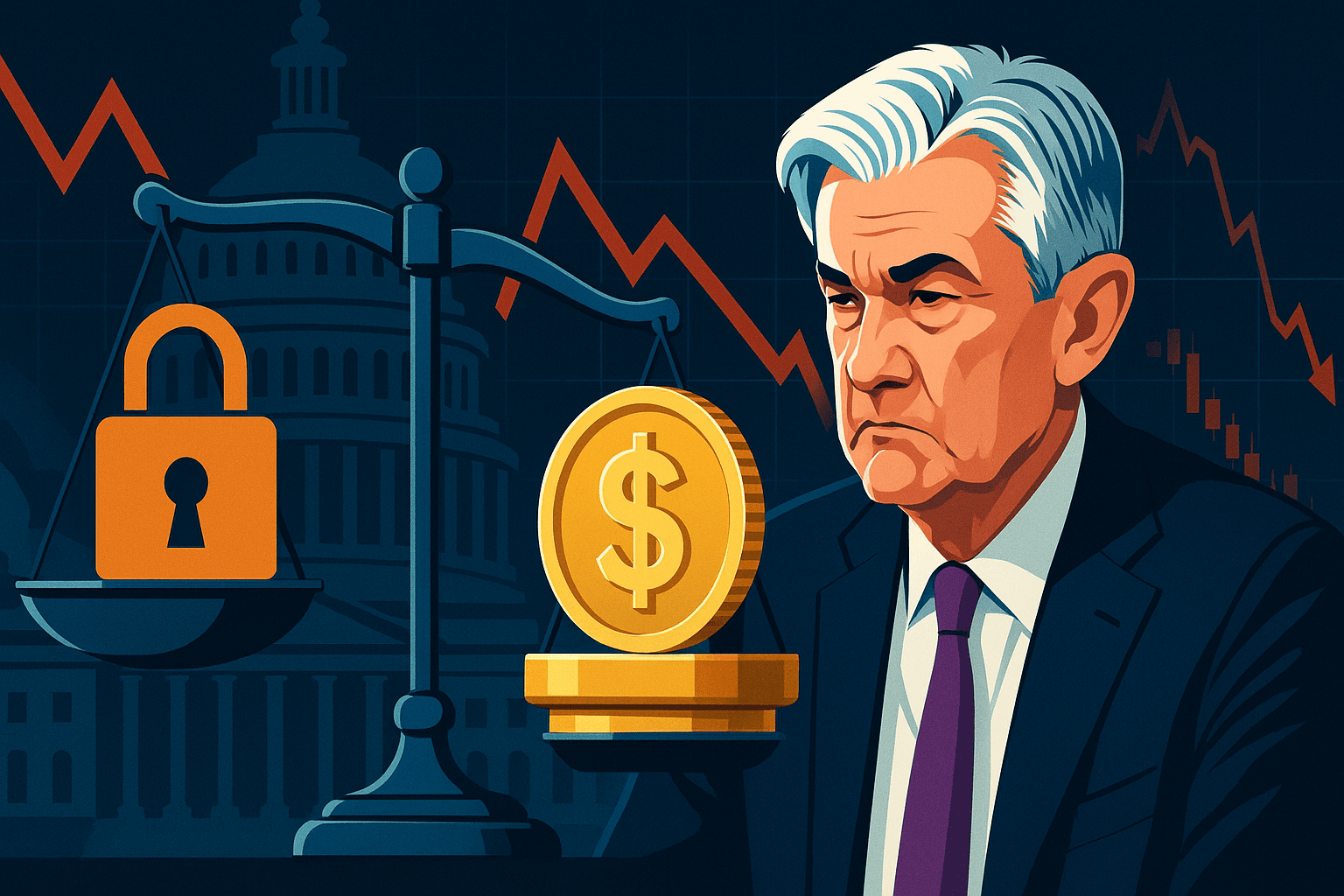 Federal Reserve Faces Rate Decision Amid Month-Long Government Shutdown