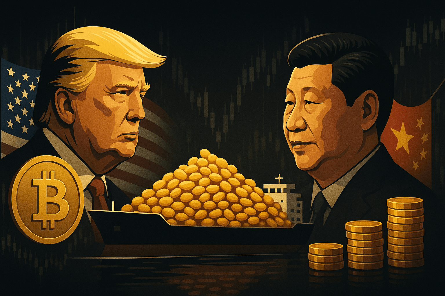 China Purchases U.S. Soybean Shipments Ahead of Trump–Xi Meeting