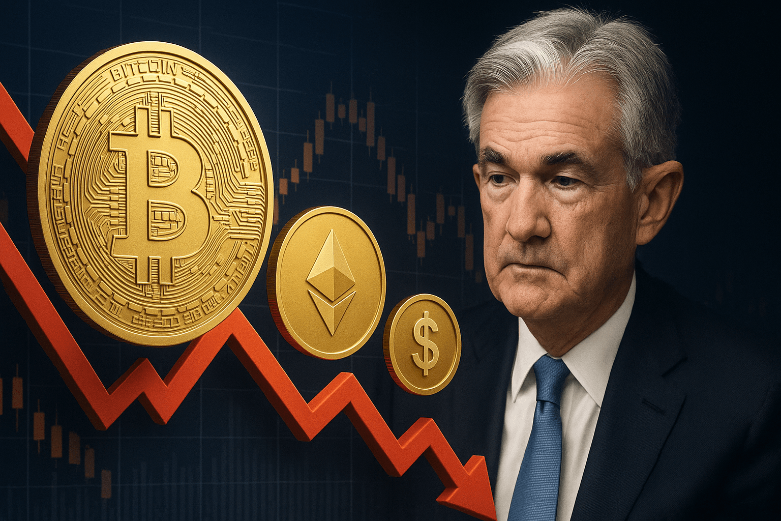 Crypto Market Slips 1.2% to $3.9 Trillion Ahead of Fed Chair Powell Speech