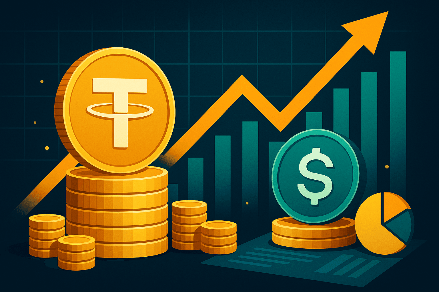USD Stablecoin Market Cap Climbs to $303.5 Billion, Led by USDT and USDC