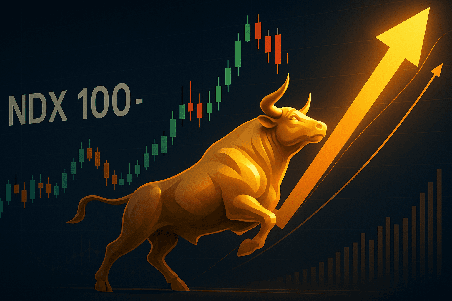 Nasdaq 100 Futures Surge Over 325 Points Amid Strong Bullish Sentiment