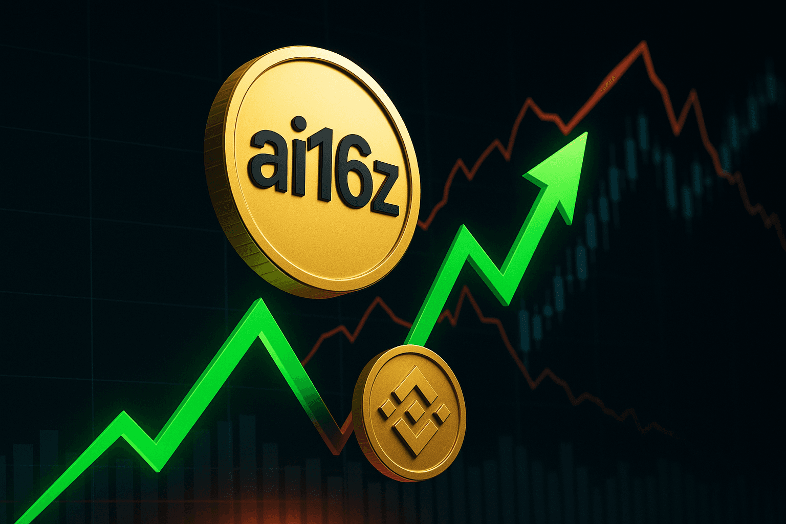 AI16Z Jumps 20% on Binance Support Before Pullback