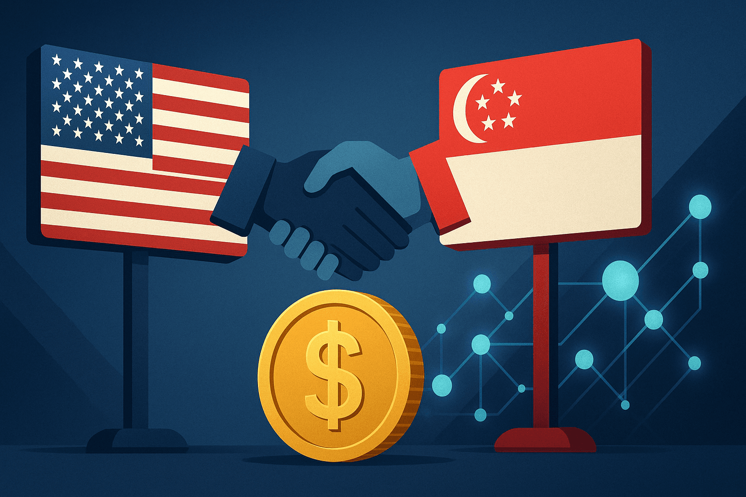 米財務長官、シンガポール首相とドル建てステーブルコイン導入を協議