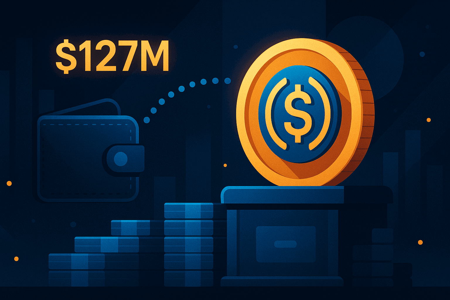 Over $127 Million in USDC Transferred to Treasury from Unknown Wallet