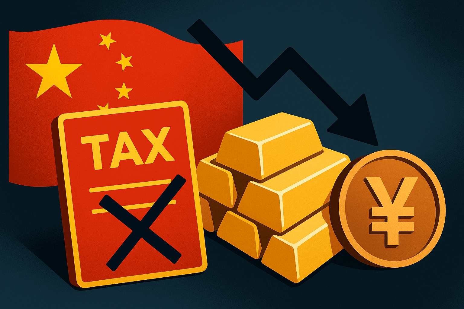 China Removes Gold Tax Exemption for Retailers