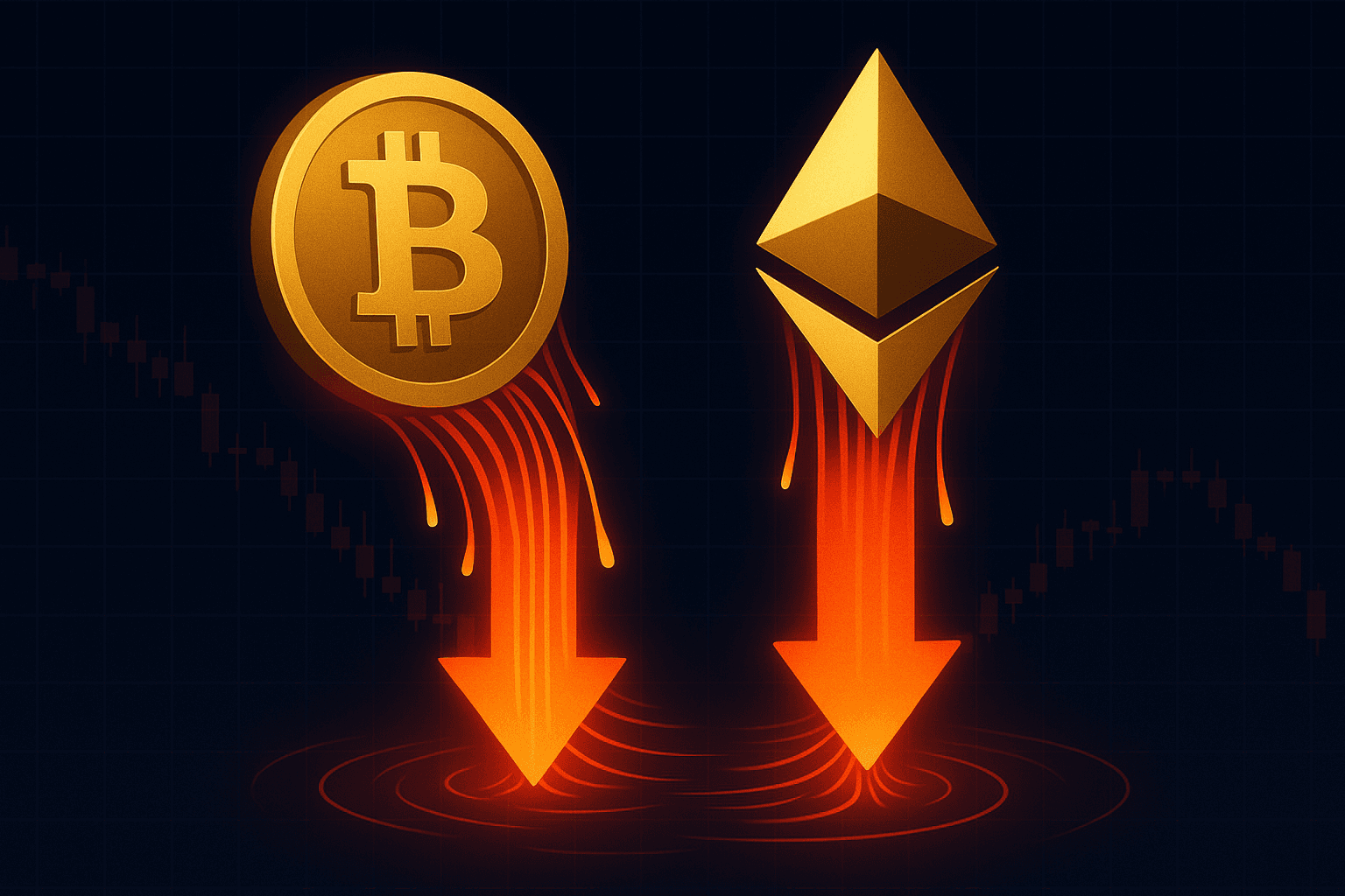 US Spot Bitcoin and Ethereum ETFs Record Over $322 Million in Outflows