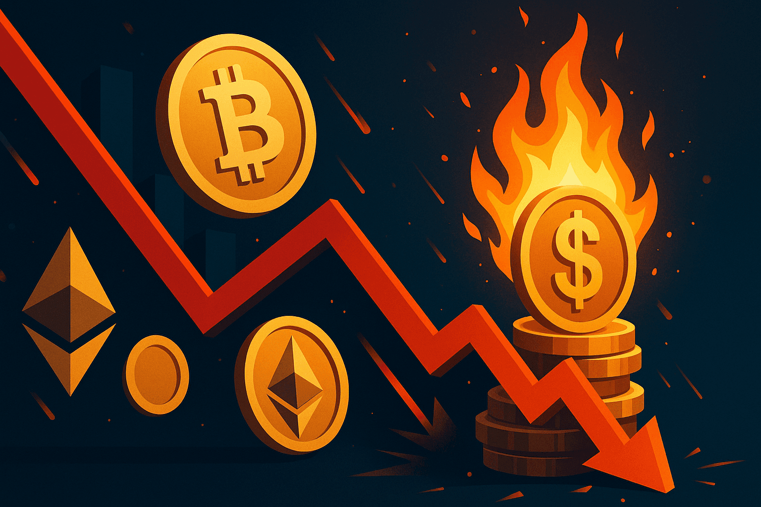 Over $128 Million in Crypto Long Positions Liquidated Within One Hour