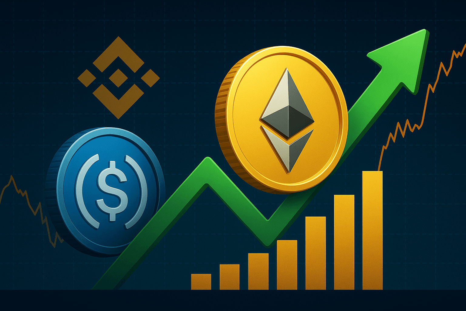 Crypto Whale Shifts from ETH Short to Long, Moves $100M USDC to Binance