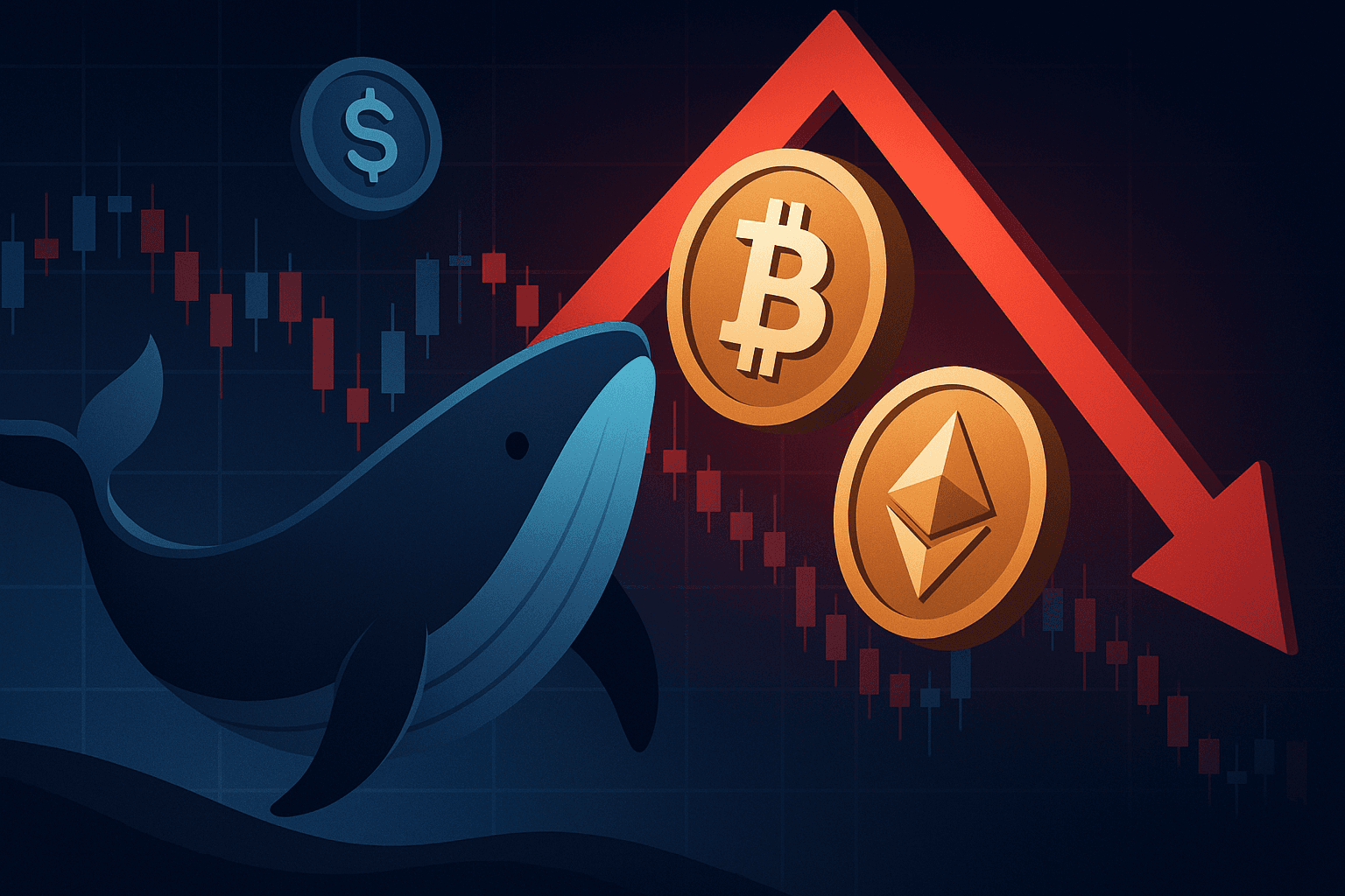 Whale Moves 3.5M USDC to HyperLiquid for 20x BTC and ETH Shorts