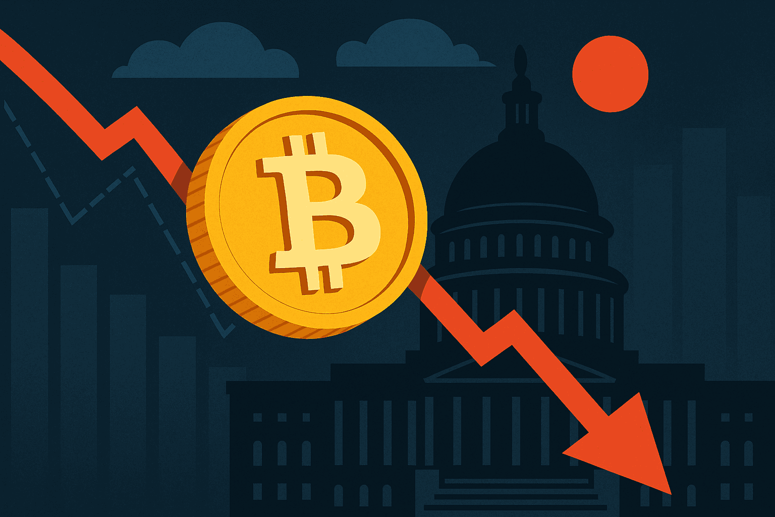 Bitcoin Falls to $104,000 Amid Rising Selling Pressure and U.S. Government Shutdown