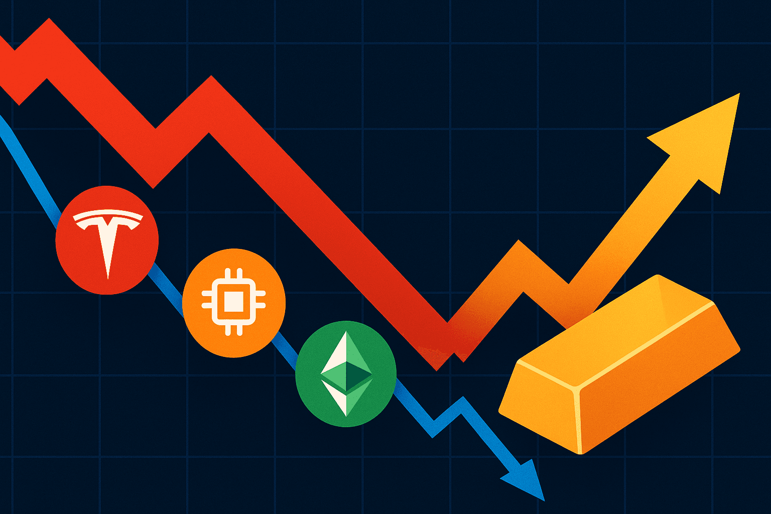 US Stocks Decline as Tesla and Nvidia Drop, Berkshire Hathaway Gains