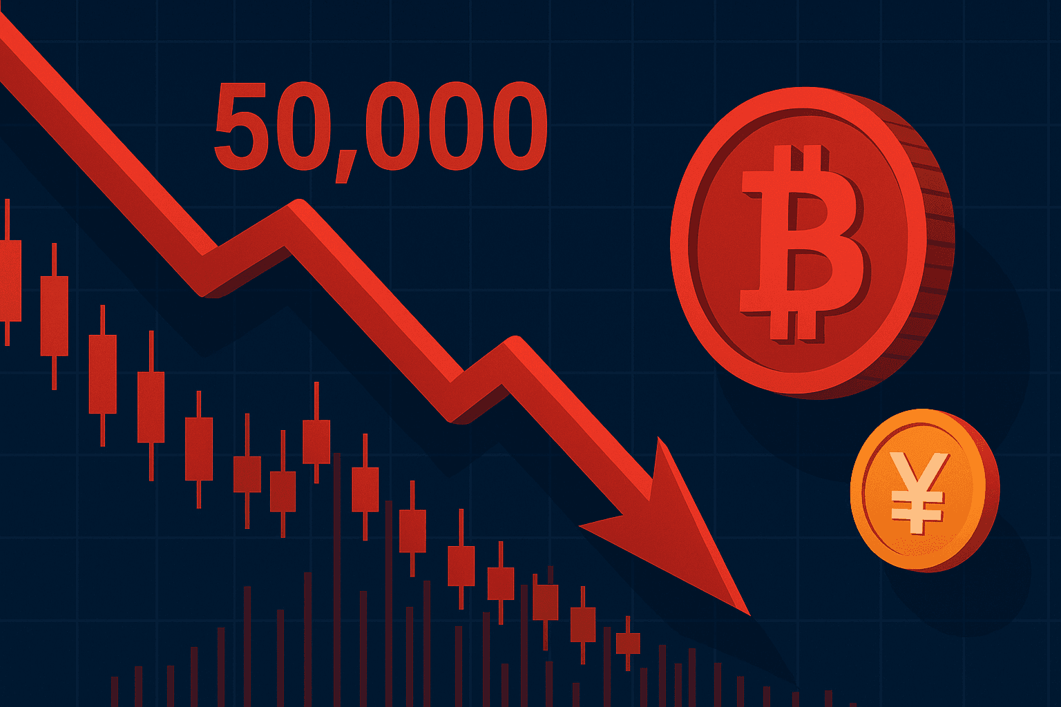 Nikkei 225 Drops Below 50,000 for First Time Since Late October