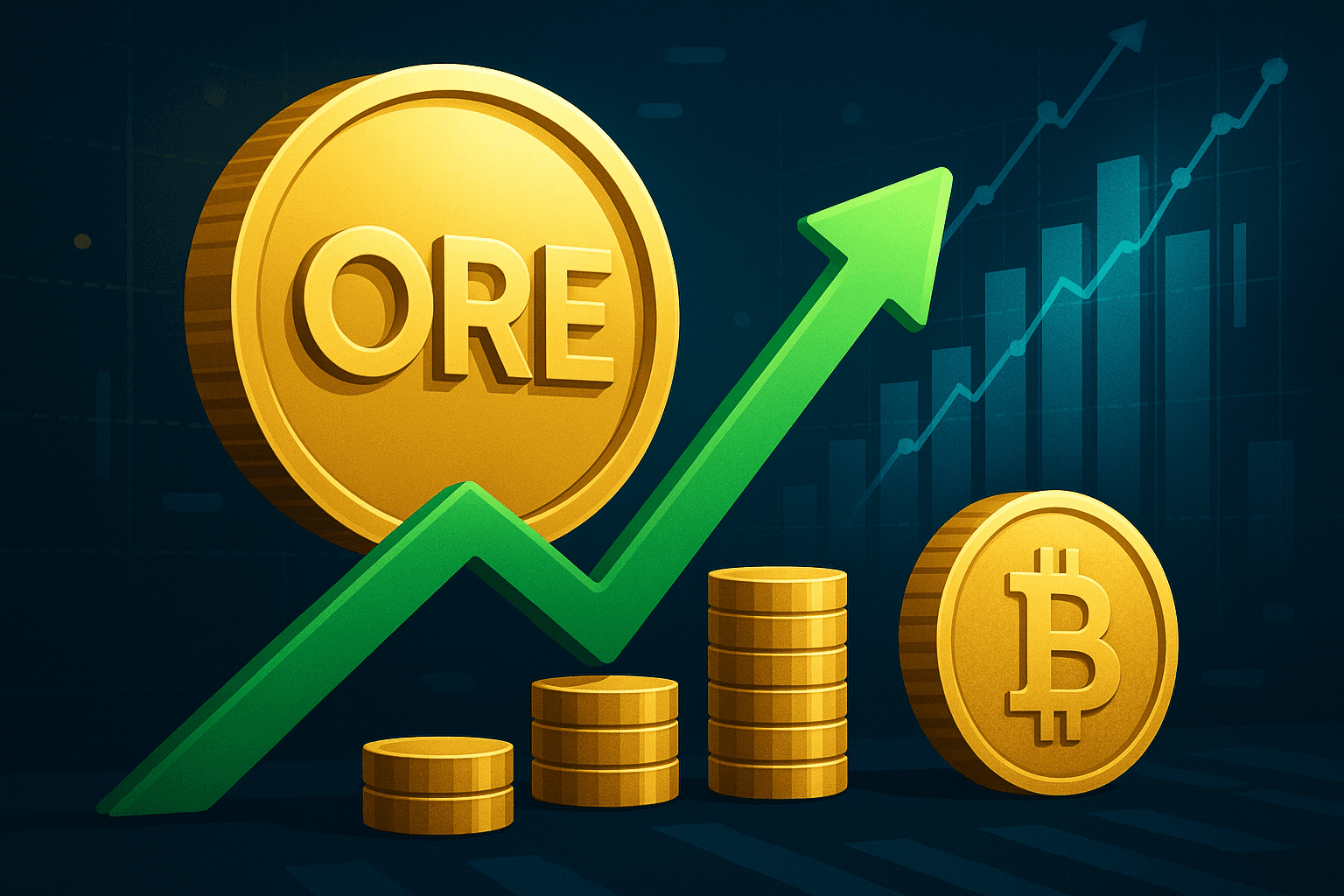 ORE Token Rises 17.34% in 24 Hours