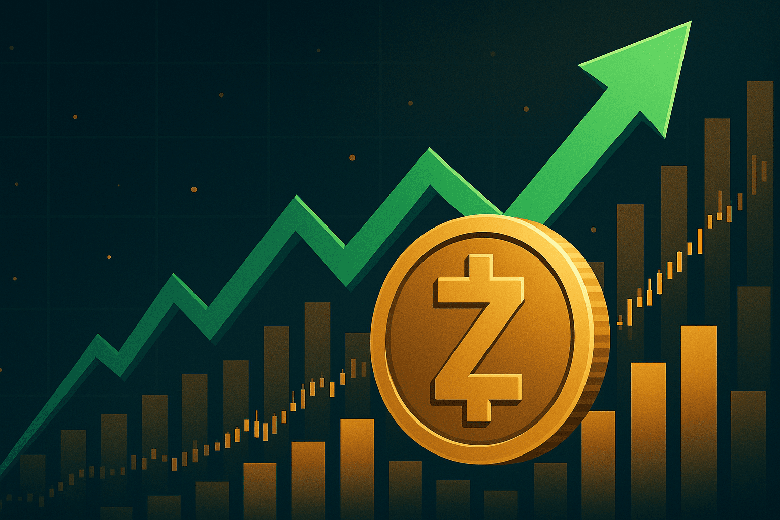 Zcash Jumps 16.82% to $573 Within 24 Hours