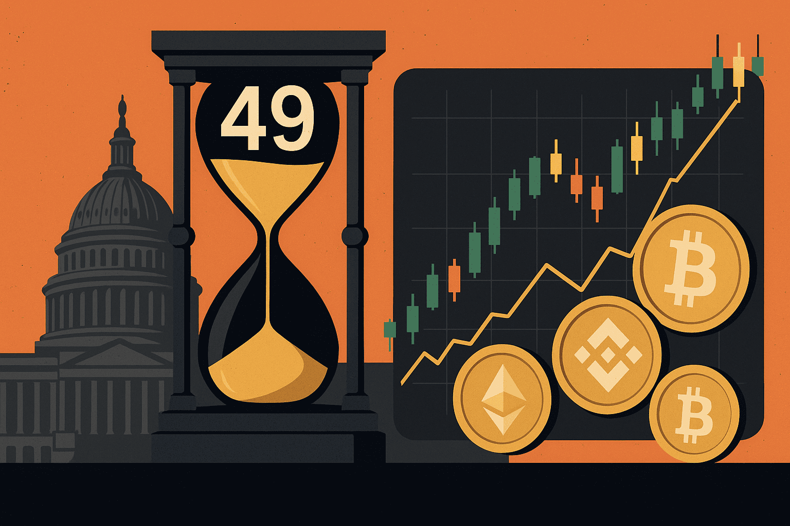 Kalshi Data Suggests U.S. Government Shutdown Could Extend to 49 Days