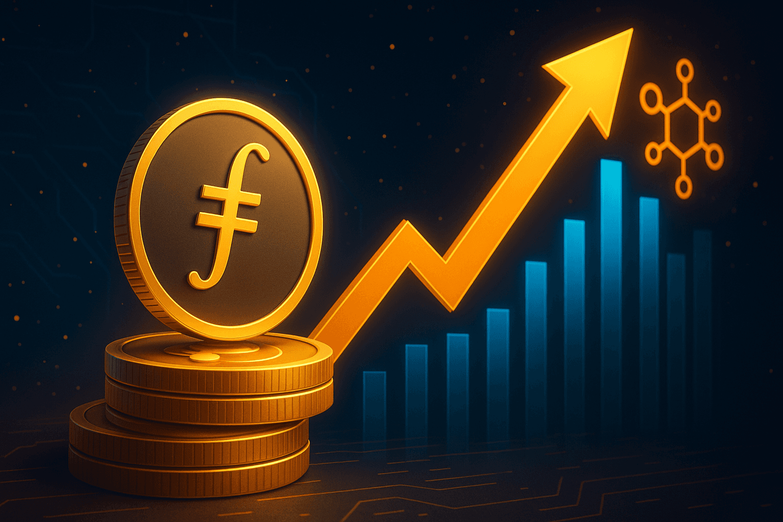 Filecoin Surges 70% Amid Strong DePIN Sector Rally