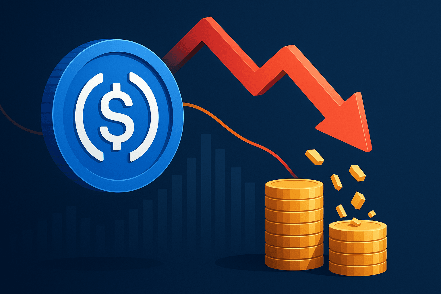 Circle Reduces USDC Circulation by $500 Million in One Week