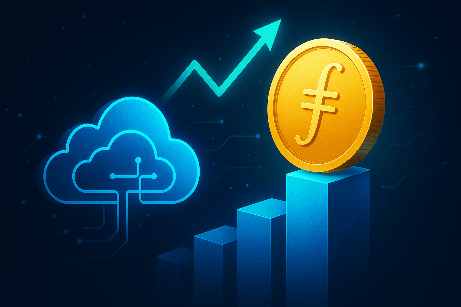 Filecoin Signals Shift Toward On-Chain Cloud Services Amid Token Surge