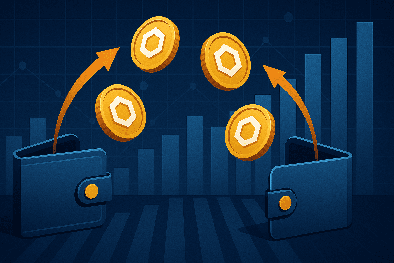 Two Wallets Withdraw $2.9M in Chainlink From Exchanges