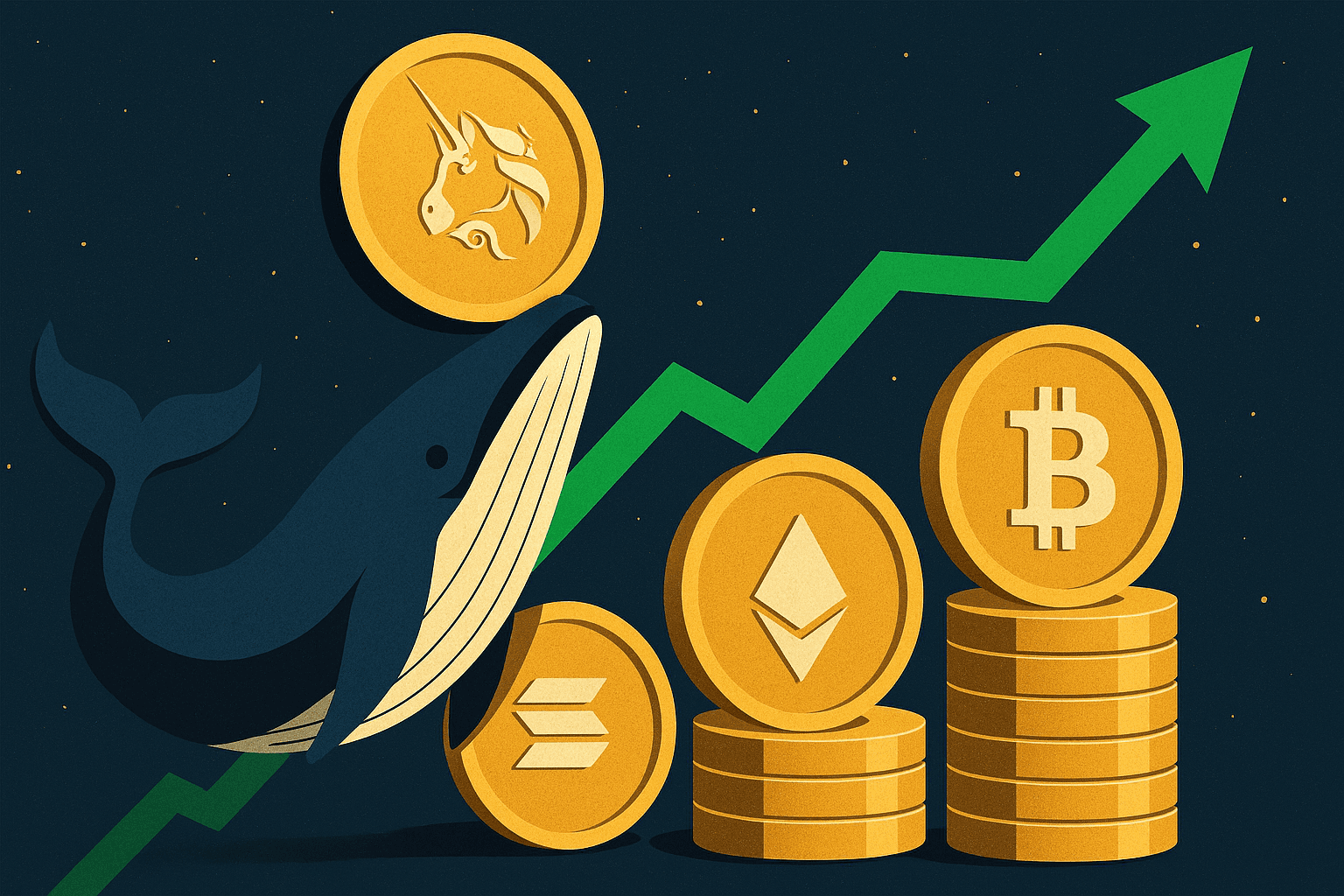 ガバナンス提案後のUNI急騰でクジラが300万ドルの利益を獲得