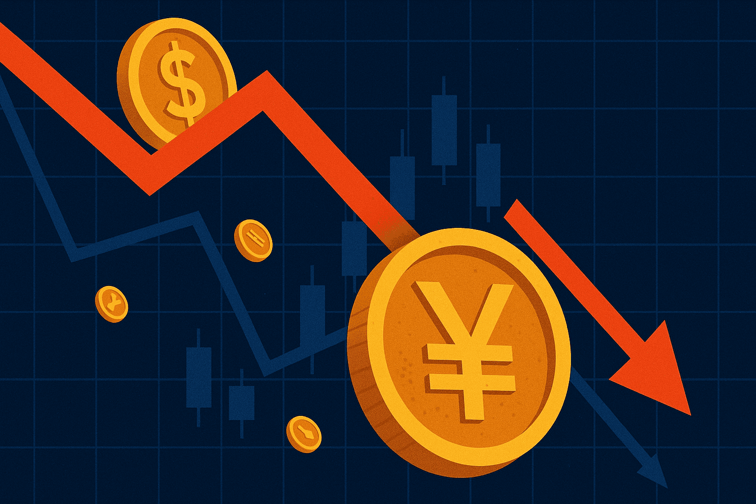 Japanese Yen Falls to 155 Per Dollar in Nine-Month Low