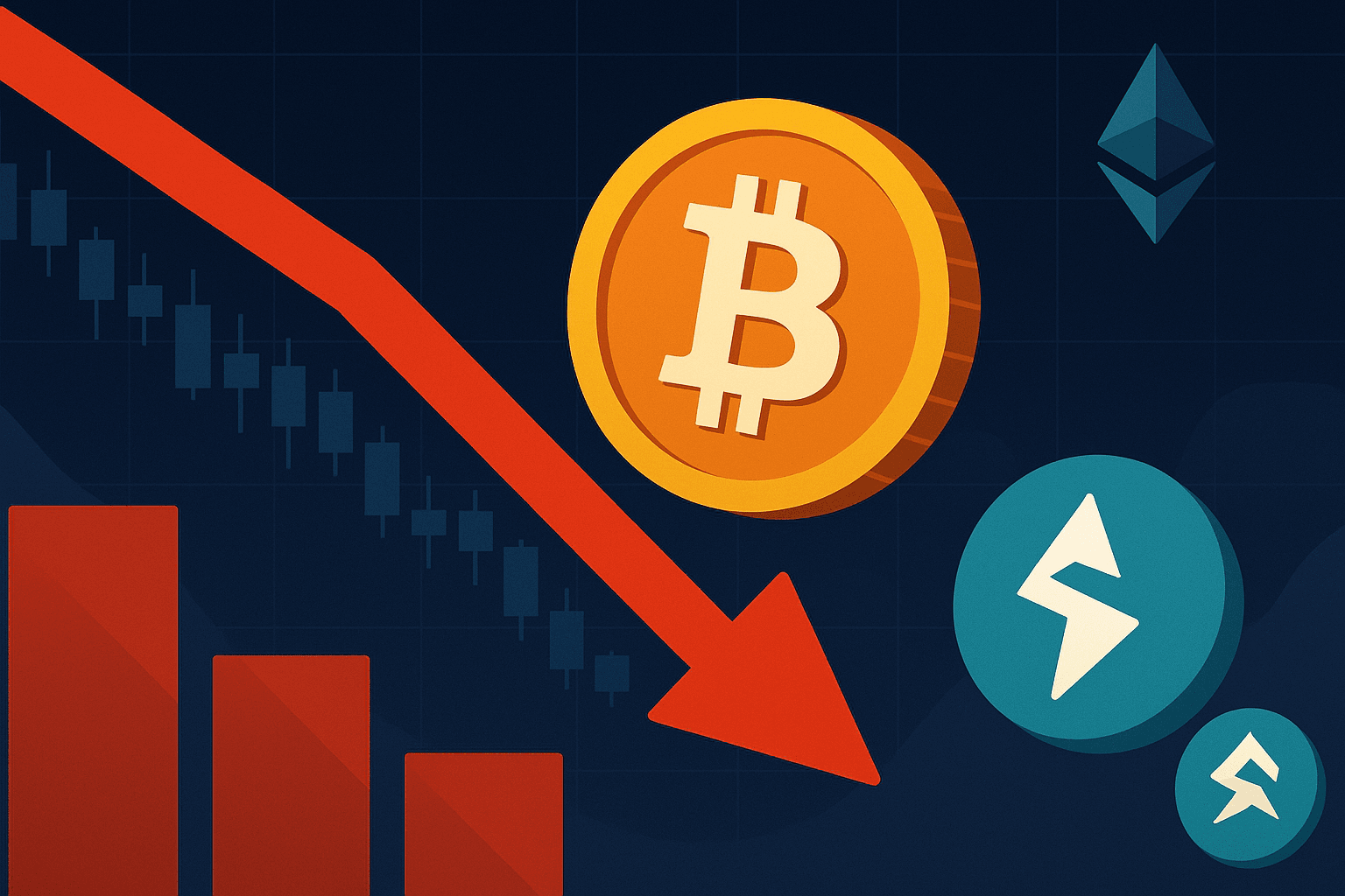Crypto Market Declines as Bitcoin Falls Below $100,000; Starknet Gains 8%
