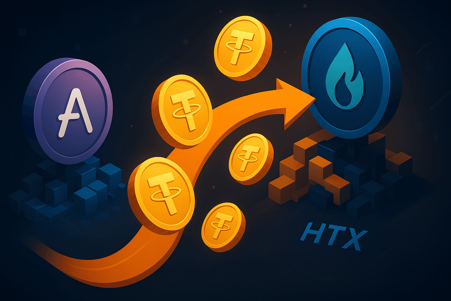 Over $1 Billion in USDT Moved from Aave to HTX Exchange