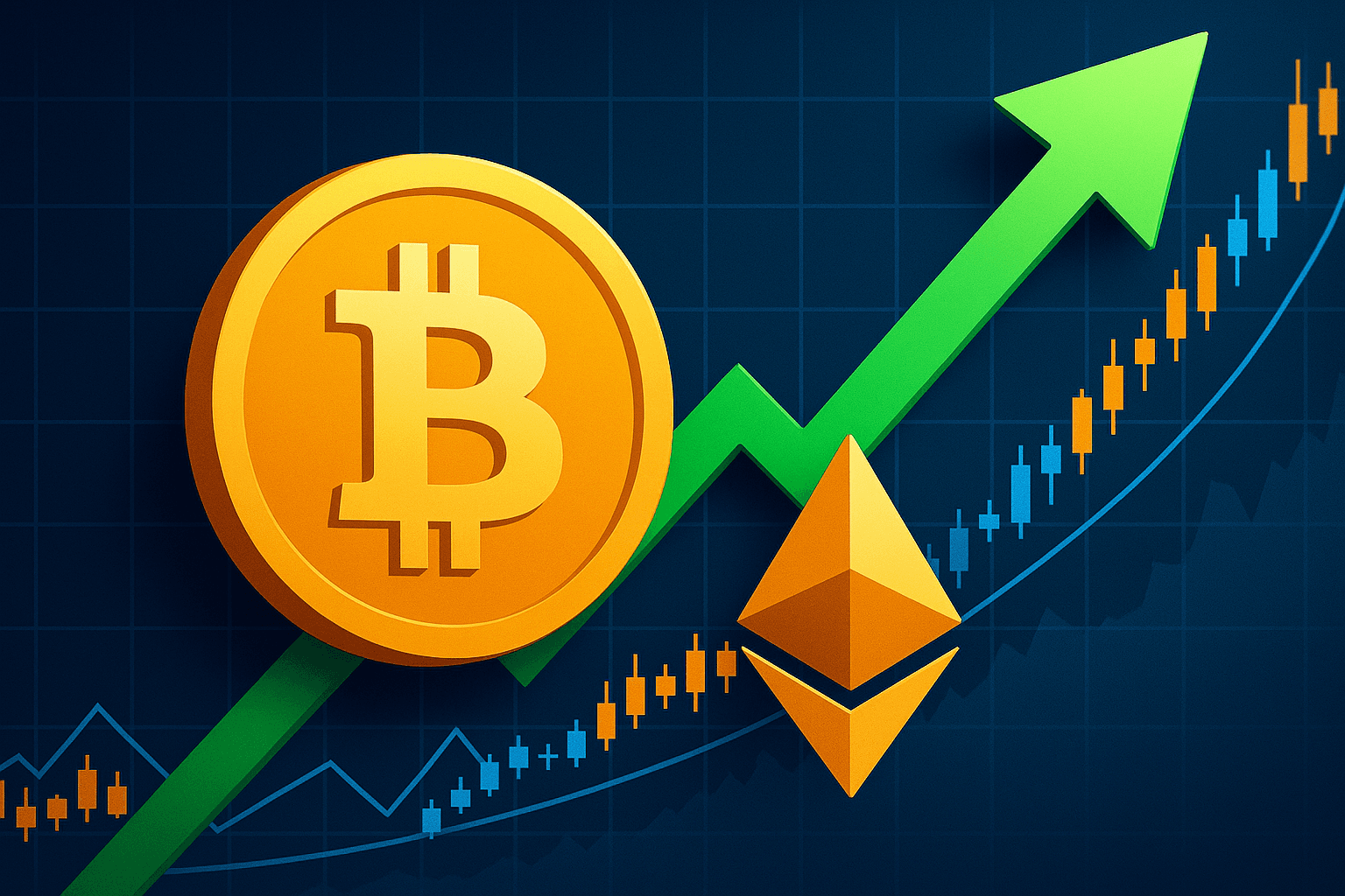 Bitcoin and Ethereum Rally Lifts U.S. Crypto Stocks in Pre-Market Trading