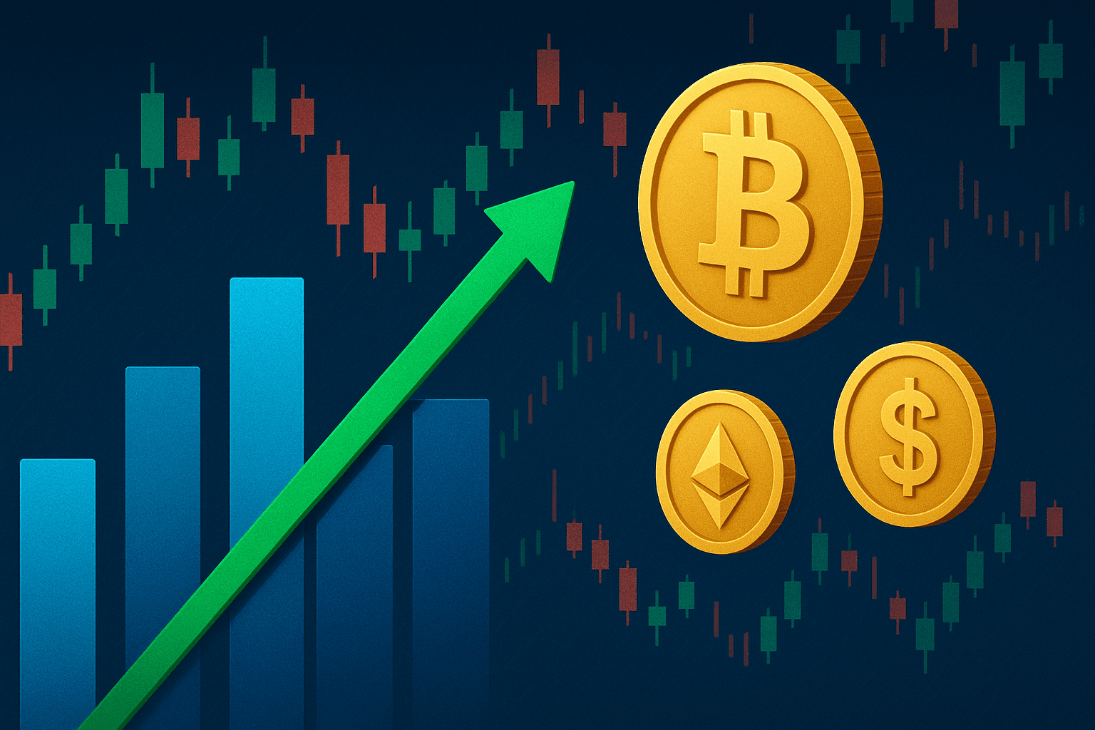 US Stock Indexes and Crypto Tokens Show Mixed Performance at Market Open