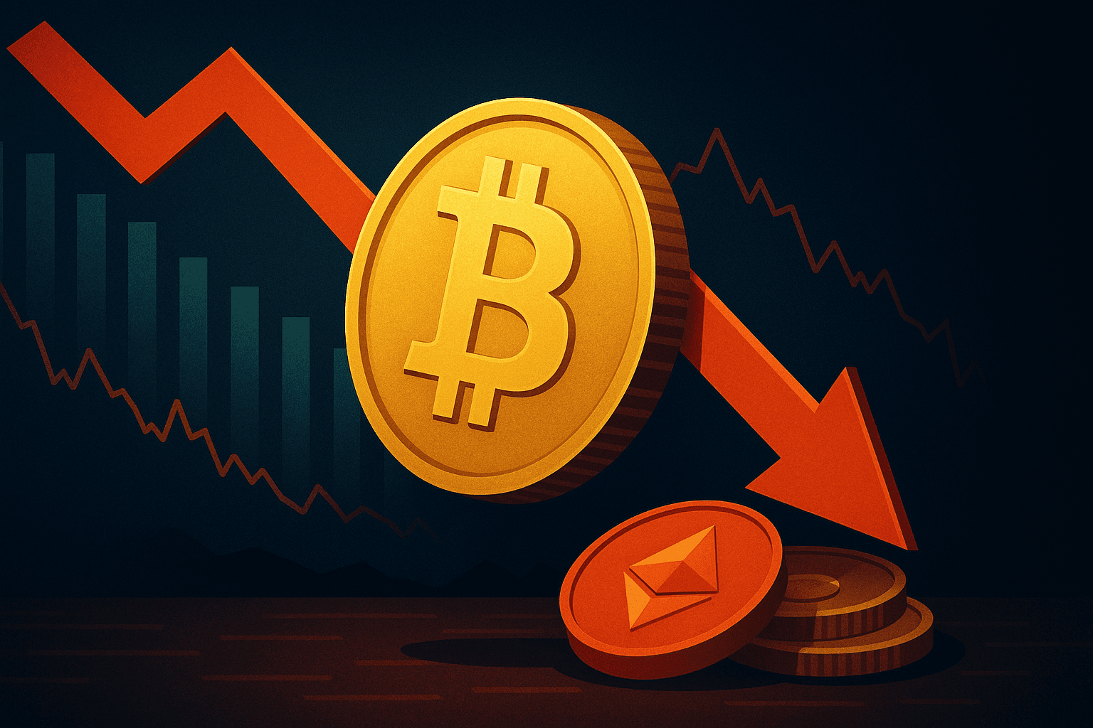 Bitcoin Falls to Nearly Seven-Month Low as Crypto Liquidations Exceed $1 Billion