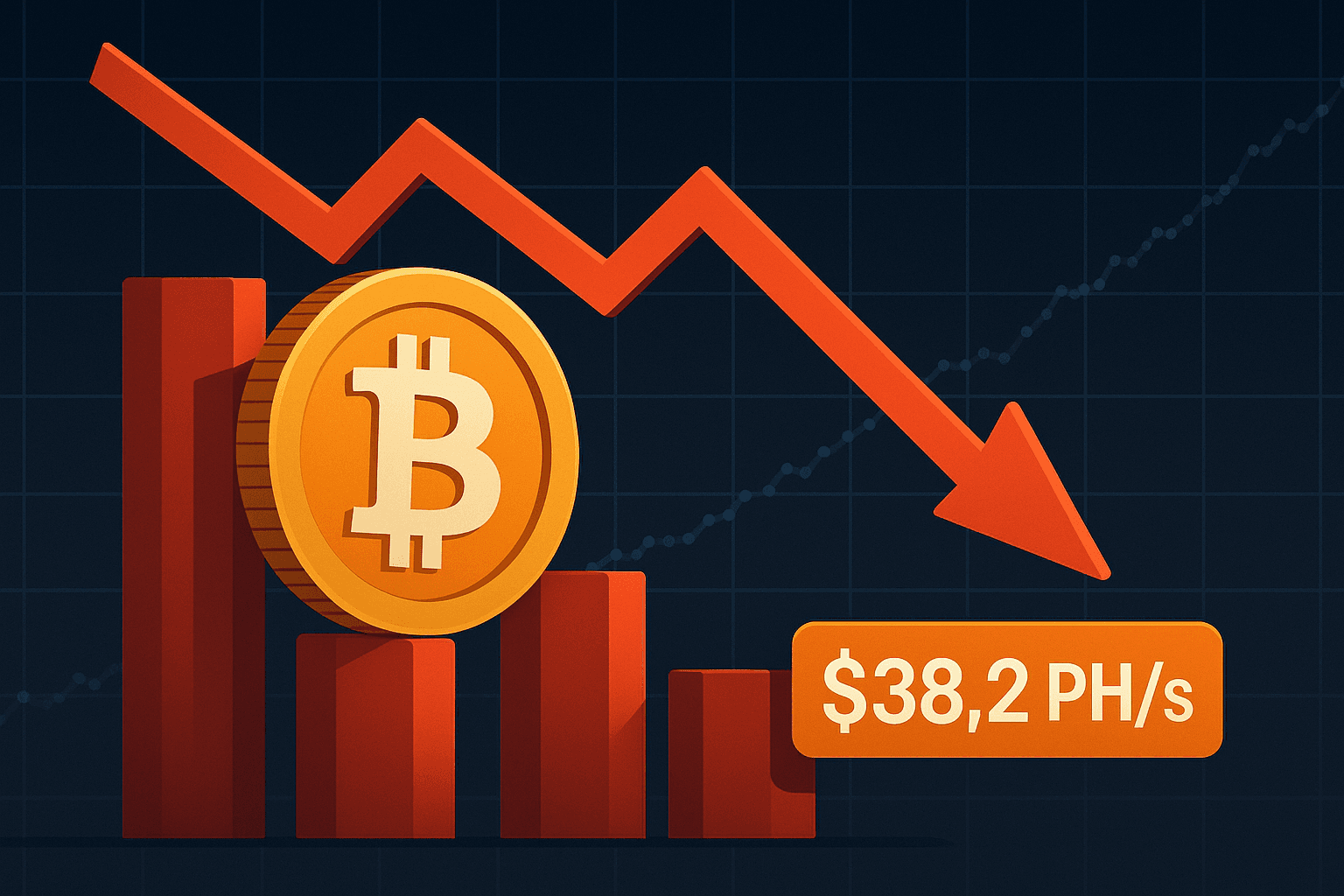 Bitcoin Hashprice Falls to $38.2 PH/s Amid Record Difficulty and Price Pullback
