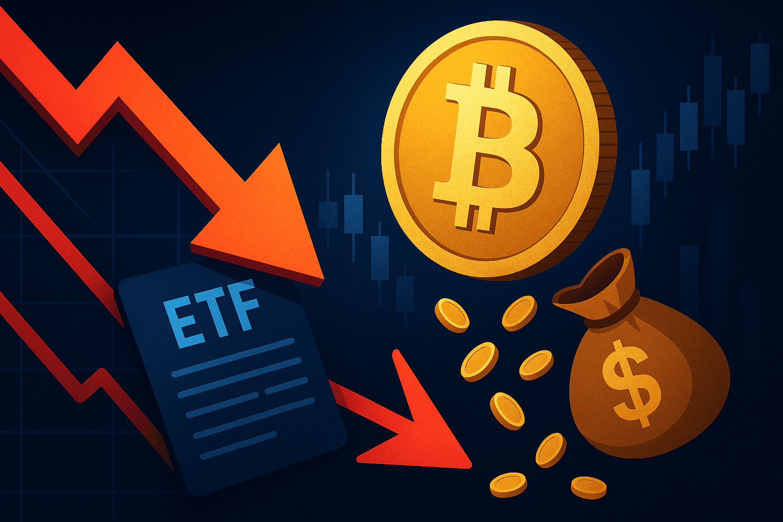 Bitcoin and Ethereum Spot ETFs See Significant Net Outflows in Late November