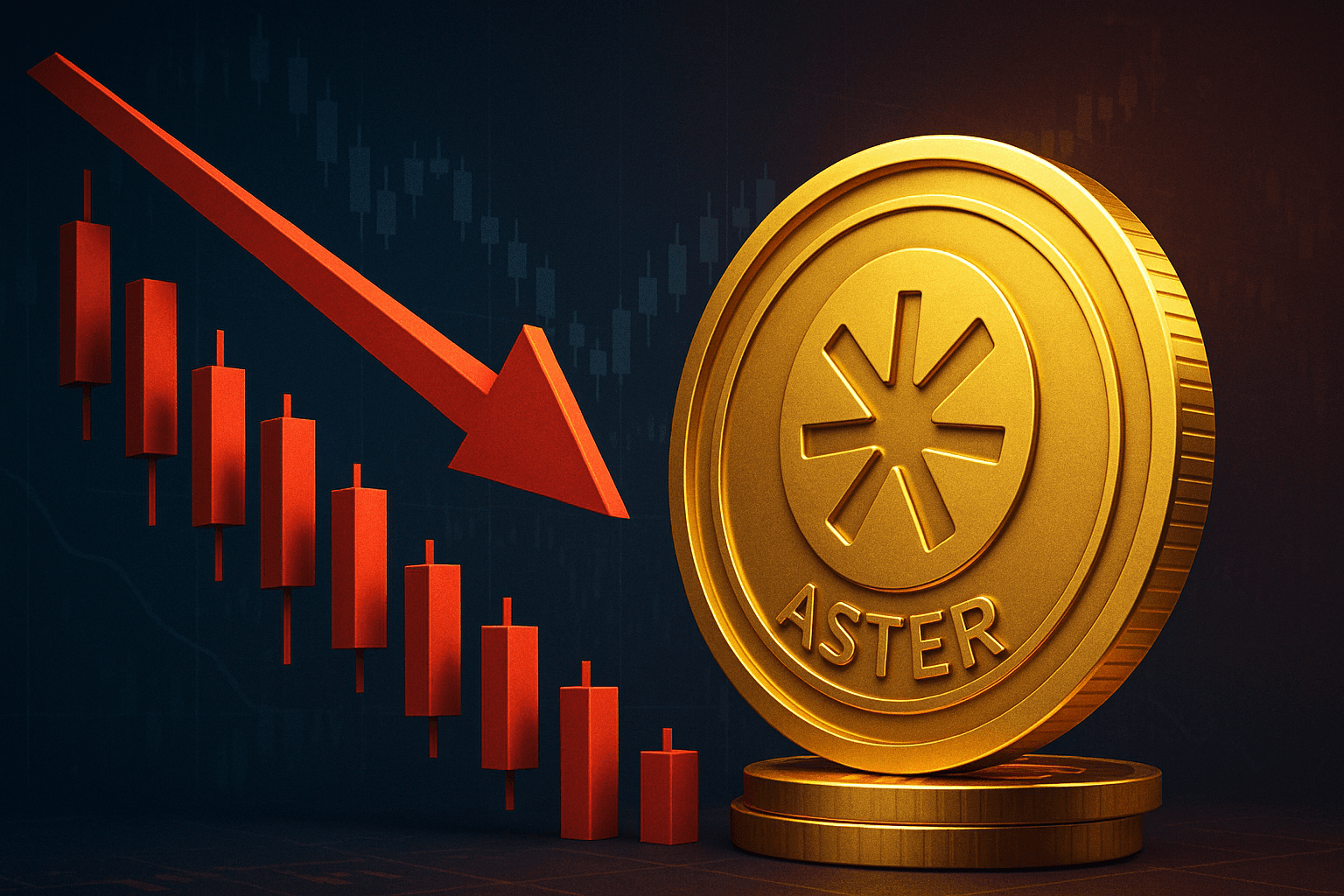 ASTER’s Largest Long Holder Cuts Positions After Price Drops Below $1.22