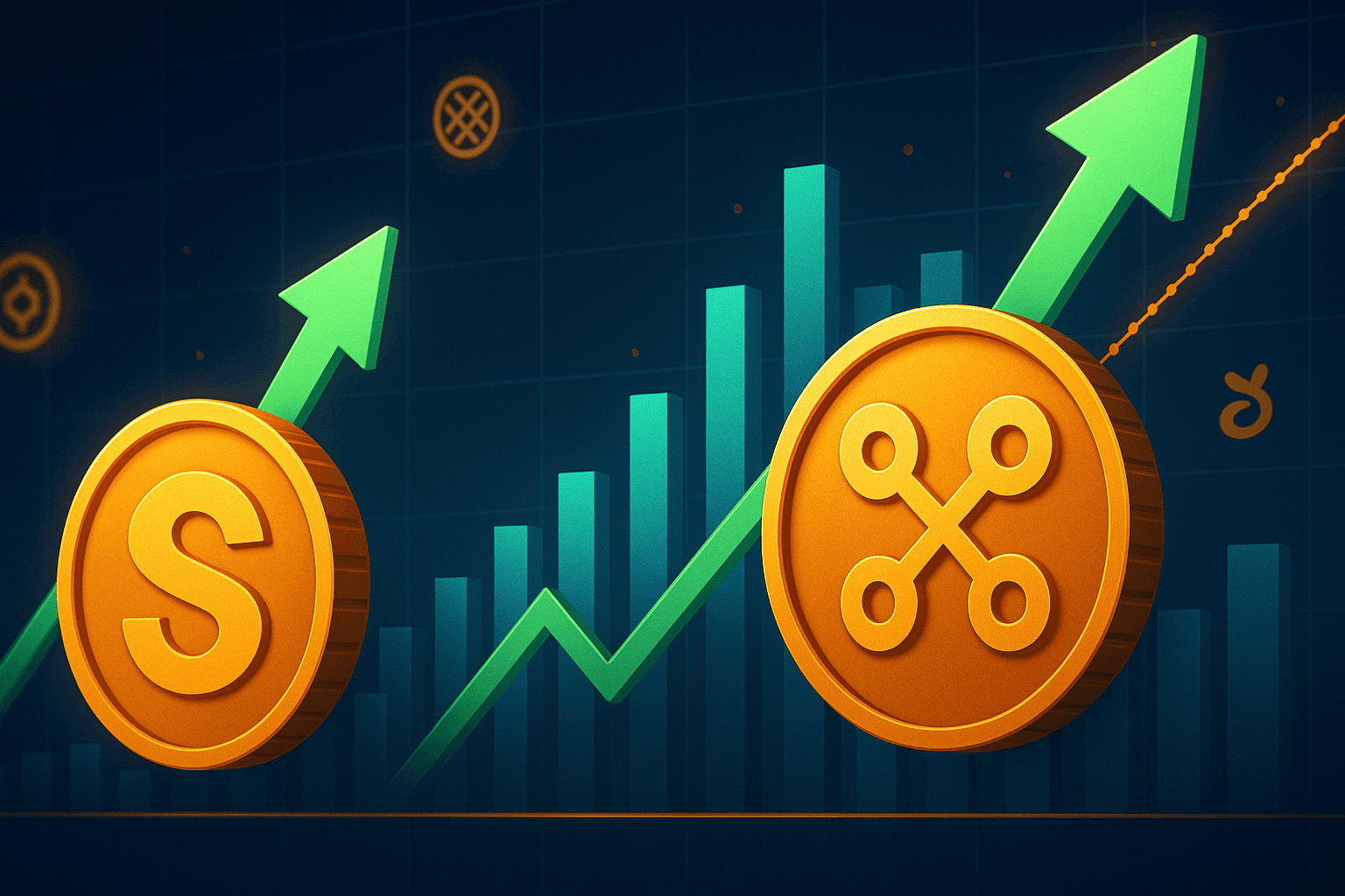 TNSR and PARTI Surge Over 50% in 24 Hours on HTX Exchange