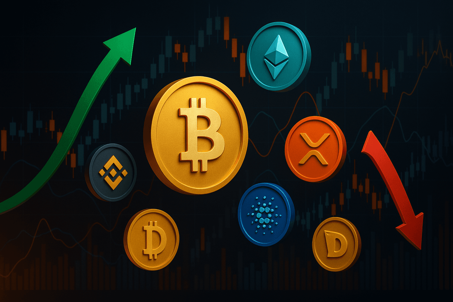 Major Cryptocurrencies Record Mixed Price Movements in Latest Update