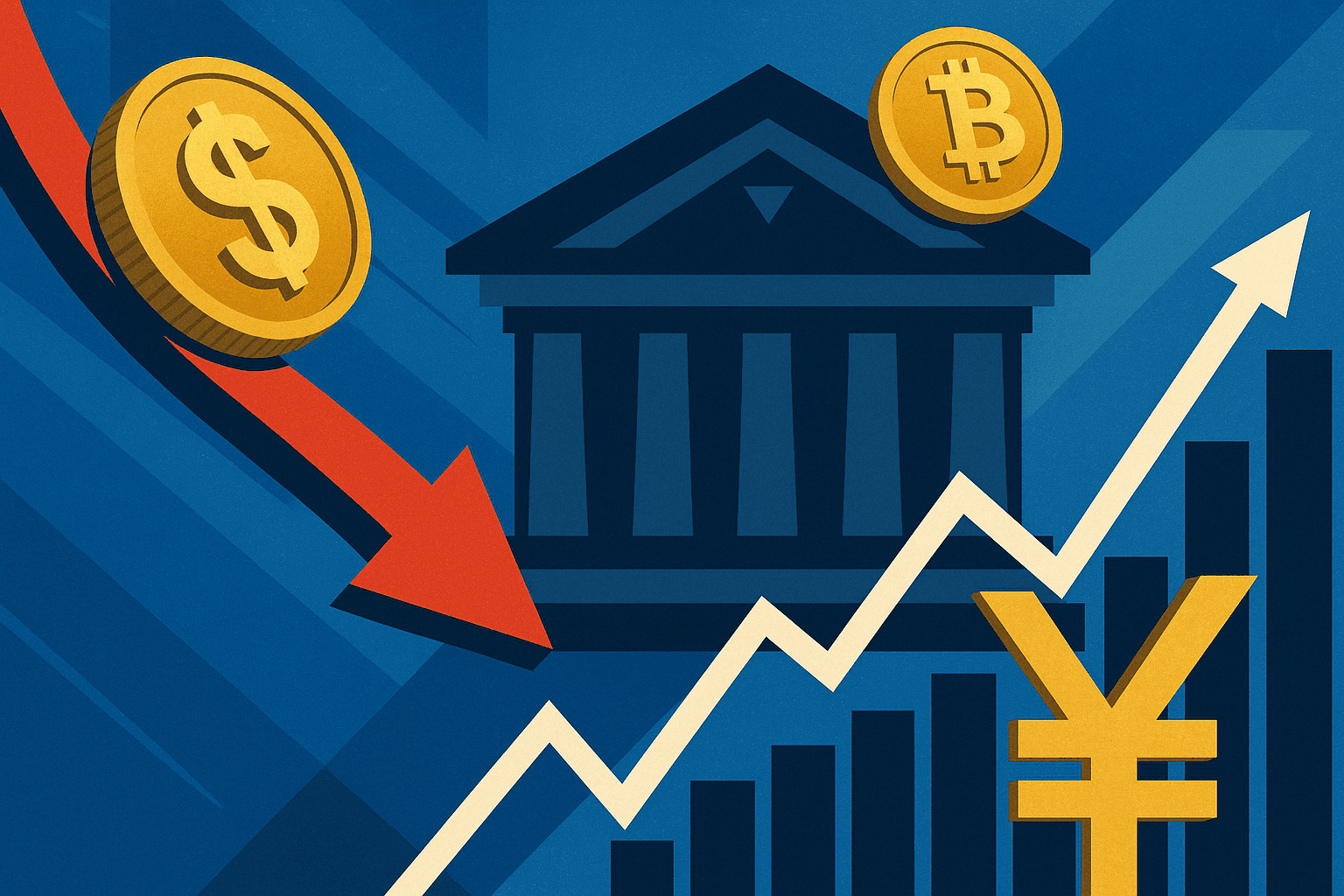 Dollar Falls on Dovish Federal Reserve Remarks, Gains Against Yen