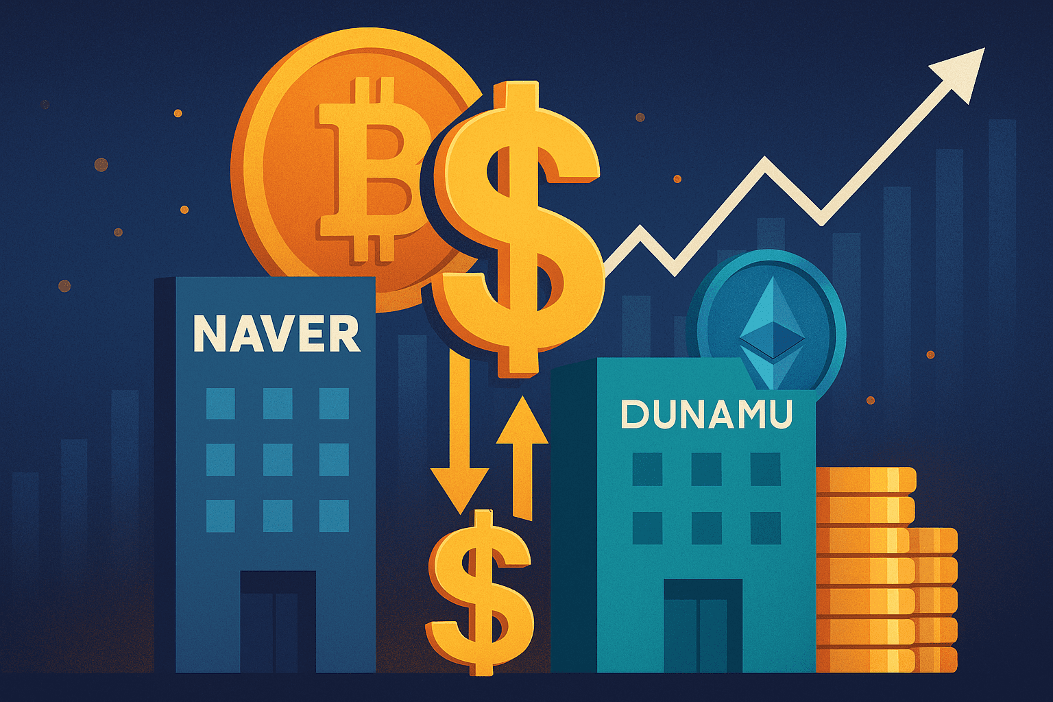 Naver and Dunamu Announce ₩10 Trillion Investment in AI-Blockchain Finance