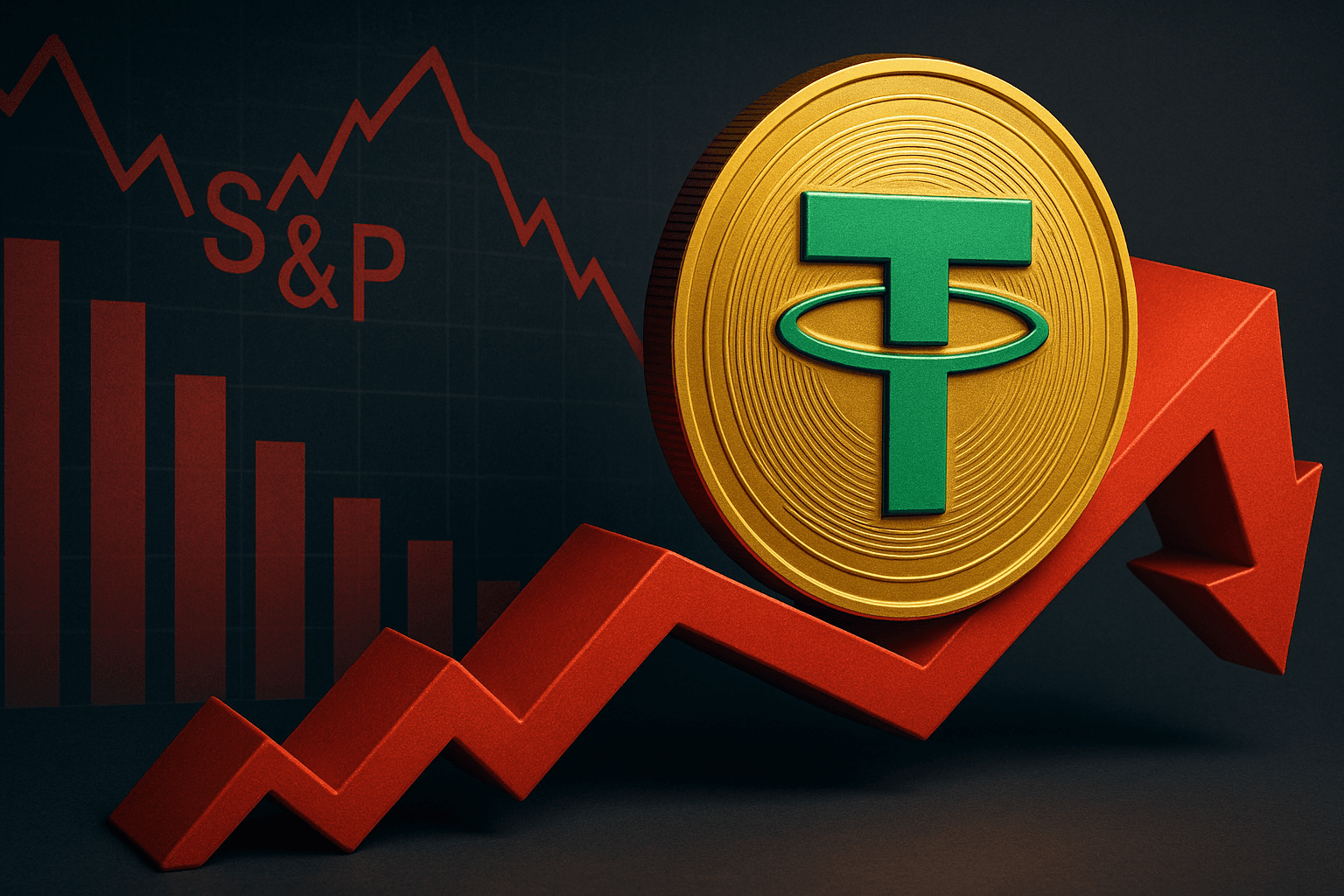 S&Pグローバル・レーティングス、テザー（USDT）の安定性格付けを最低水準に引き下げ