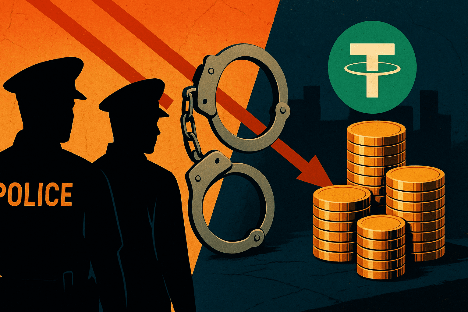 韓国警察官2名、1億8600万ドルのUSDTマネーロンダリング事件で起訴