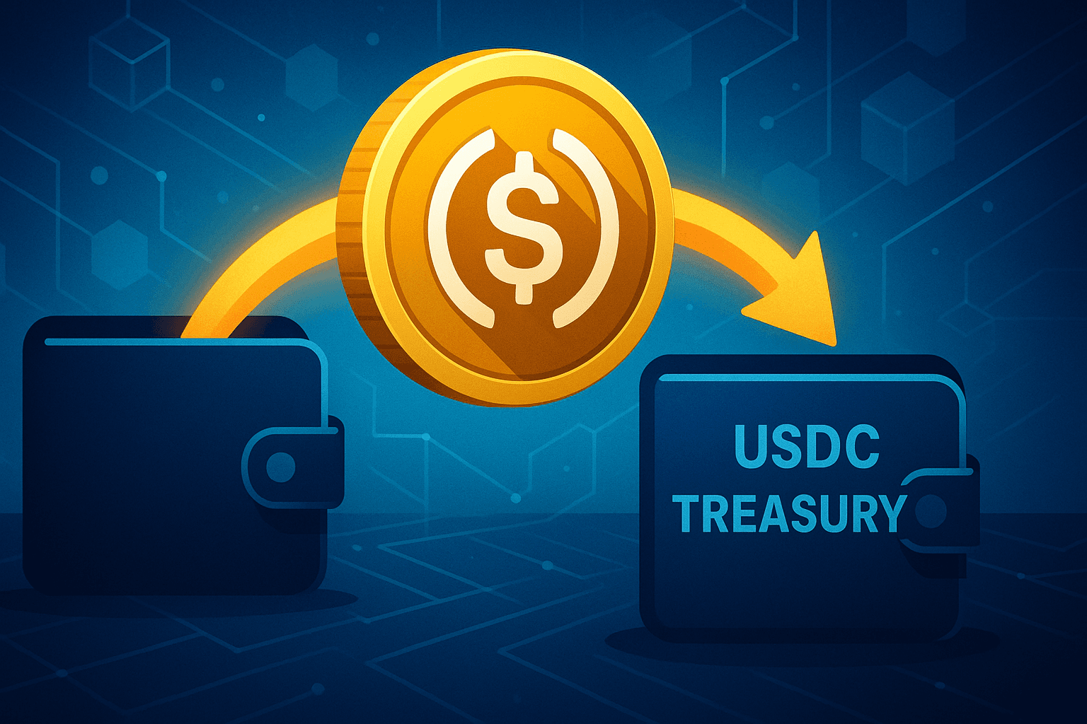 Over $128 Million in USDC Moved from Unknown Wallet to USDC Treasury